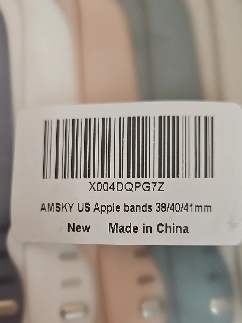 AMSKY Silicone Apple Watch Bands - Multicolor Set